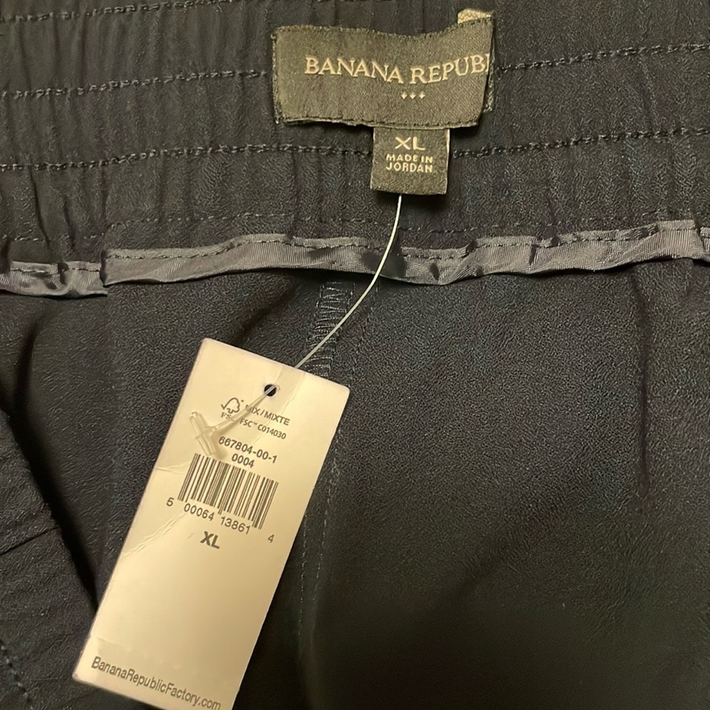 Banana Republic High Waist Black Shorts Women’s XL NWT - Picture 3 of 5